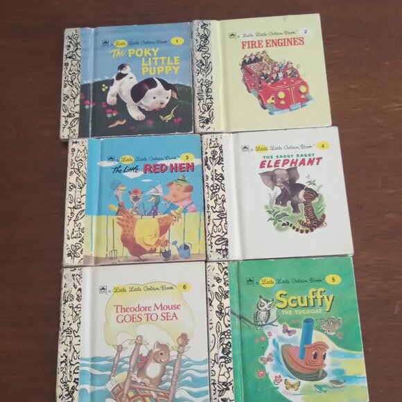 12 Little Little Golden Books 1980"s - Picture 2 of 6